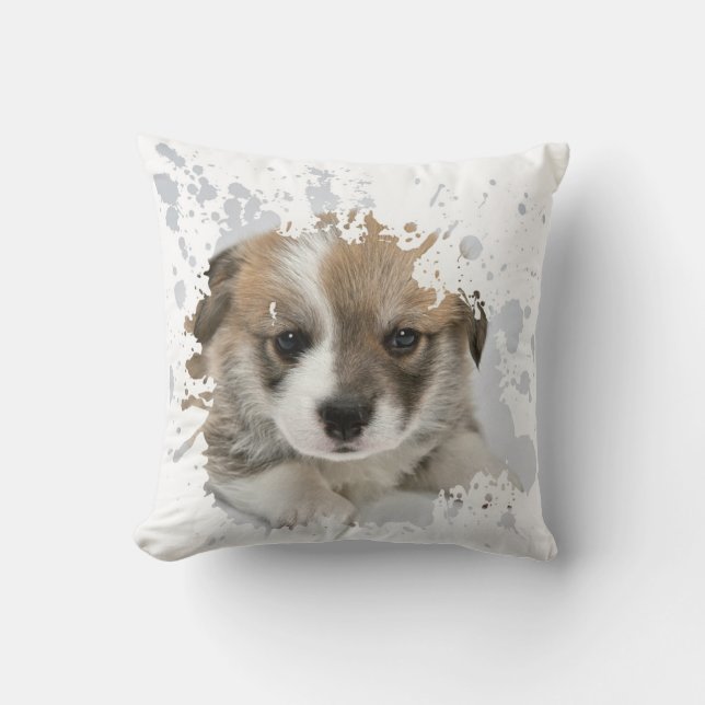 Crazy Dog Cushion (Front)