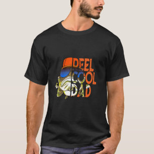 Crazy Dog Dad Fishing Funny Father's Day Reel Cool T-Shirt