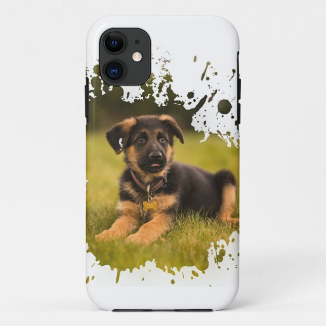 Crazy Dog Design Case-Mate iPhone Case (Back)
