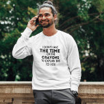 Crazy Dog Men Funny Sarcastic T-Shirt<br><div class="desc">Our witty, sarcastic humour t-shirts are the perfect combination of high-quality and awesome! Whether you're out at a party with your buds or working out in the gym, show you have a sense of humour in one of our cool tees. We made this T-shirt into the perfect combination of comfy...</div>