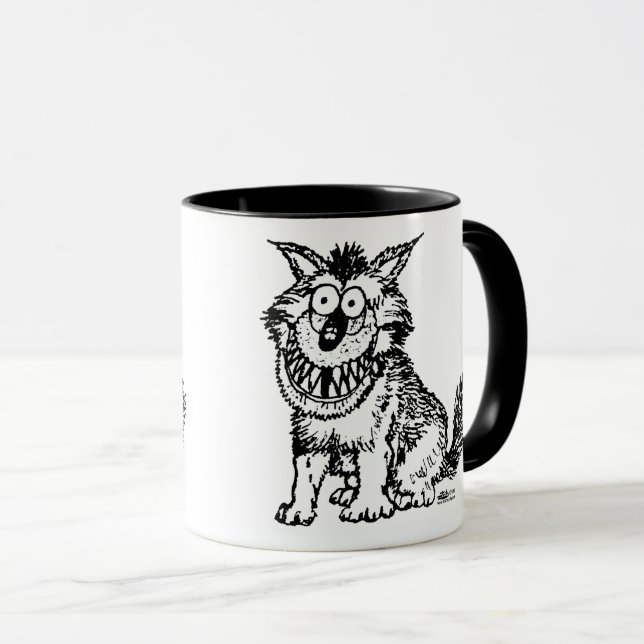 Crazy Dog Mug (Front Right)
