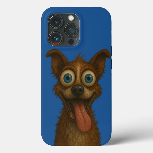 crazy dog phone case (Back)