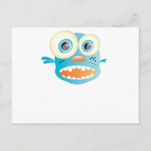 crazy dog postcard