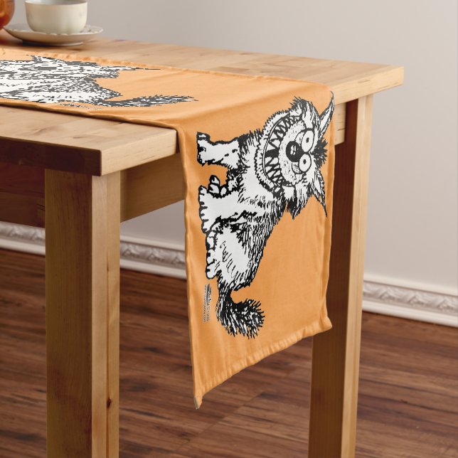 Crazy Dog Short Table Runner (In Situ)