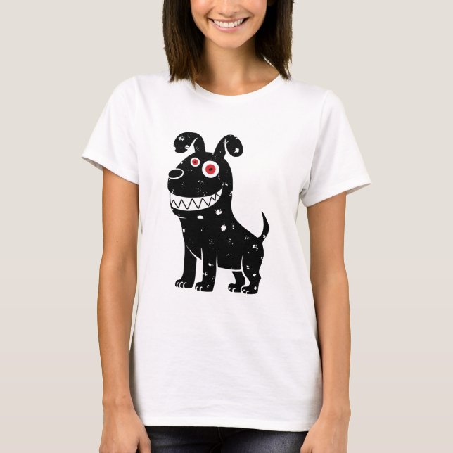 Crazy dog T-Shirt (Front)