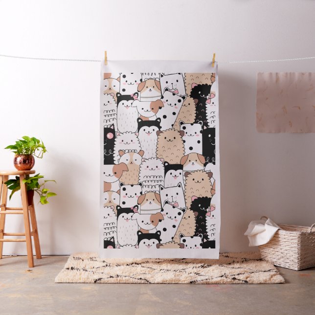 crazy dogs fabric (In Situ)