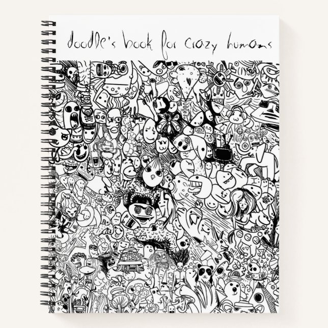 crazy doodle notebook (Front)