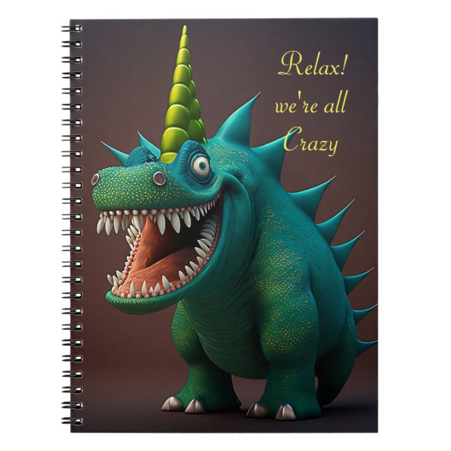  Crazy  dragon notebook (Front)