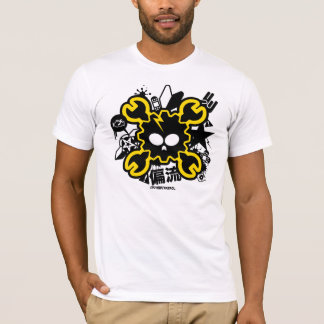 Crazy Drift Patrol - Drift Skull (yellow) Tshirt
