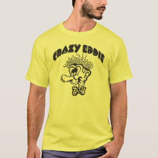 Crazy Eddie "Crazy Face" and Logo Type T-Shirt