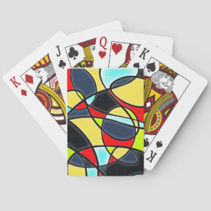 Crazy Eight Abstract Playing Cards