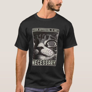 Crazy Eyes Funny Sayings Cat Graphic, Awesome Funn T-Shirt
