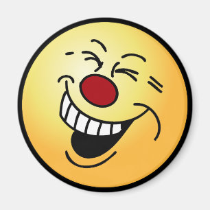 Crazy Face Grumpey Magnet