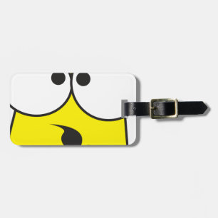 Crazy Face Luggage Tag