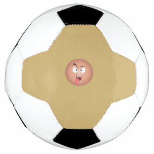 Crazy Face Soccer Ball