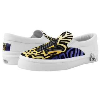 Crazy Flag #18 Slip On Shoes