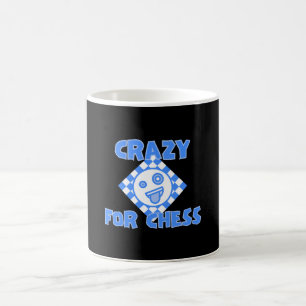 Crazy for chess coffee mug