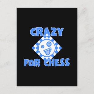 Crazy for chess enclosure card