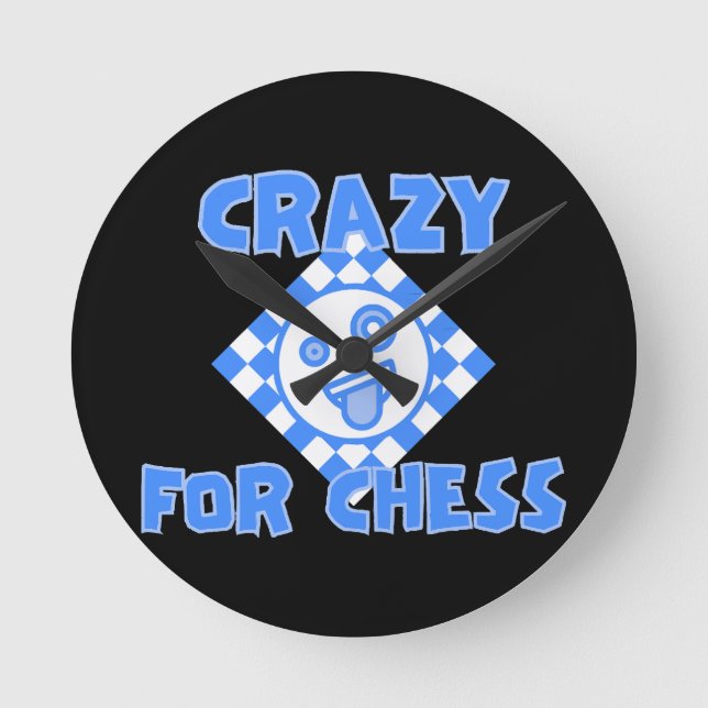 Crazy for chess round clock (Front)