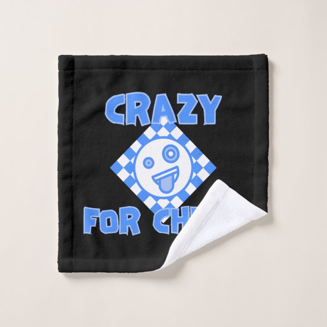 Crazy for chess wash cloth (Wash Cloth)