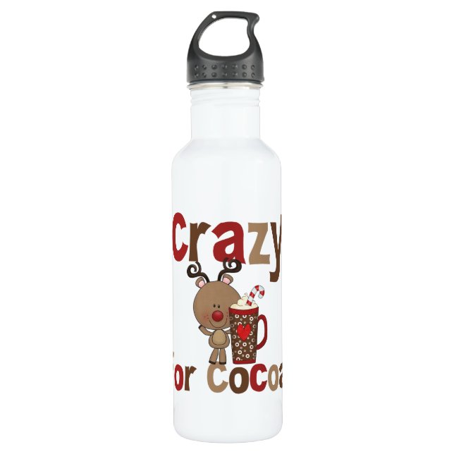 Crazy For Cocoa 710 Ml Water Bottle (Front)