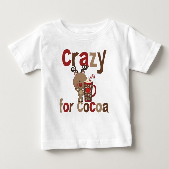 Crazy For Cocoa Baby T-Shirt (Front)