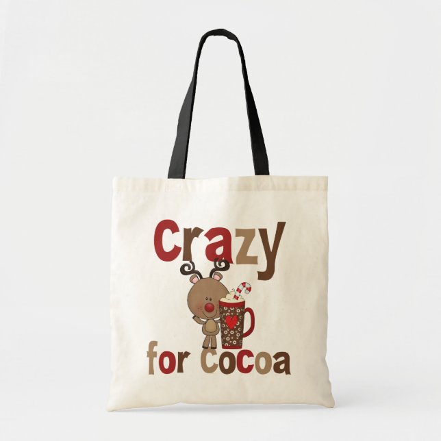 Crazy For Cocoa Tote Bag (Front)