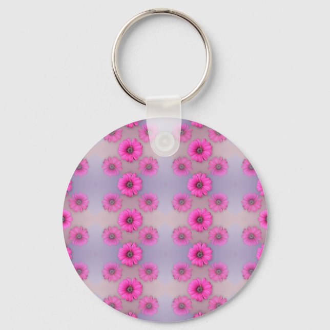 Crazy for Daisy Key Ring (Front)