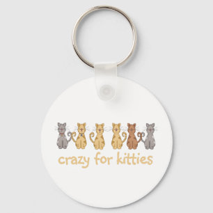 Crazy for Kitties Key Ring