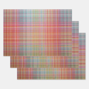 Crazy for Plaid Wrapping Paper Sheet