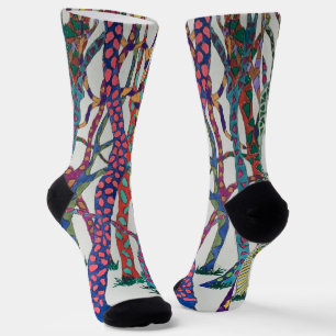 crazy forest socks