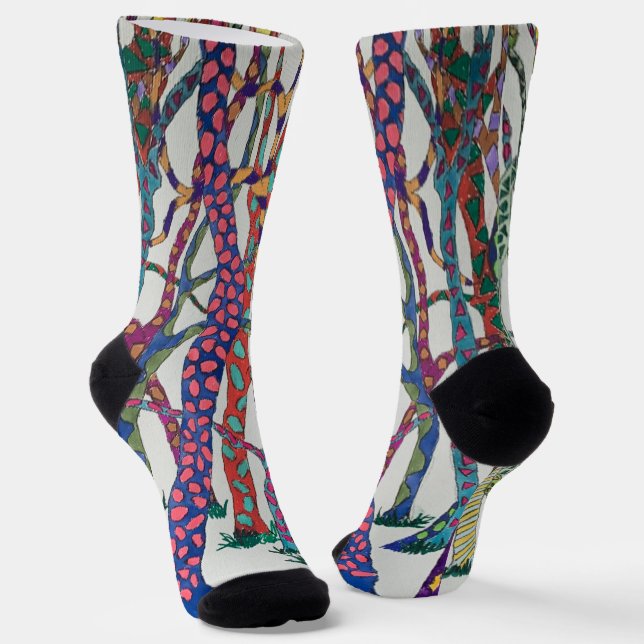 crazy forest socks (Angled)