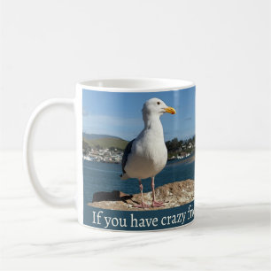 Crazy Friends Seagull Mug