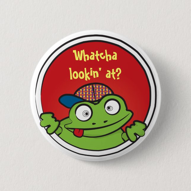 Crazy frog button (Front)