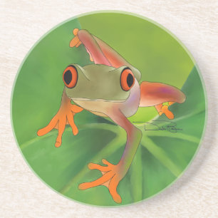 Crazy Frog Coaster with Background