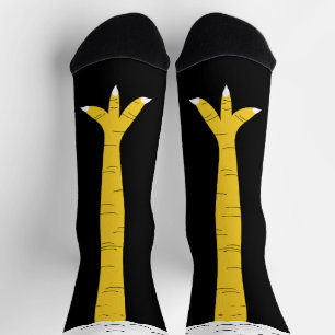 Crazy Funny Chicken Leg Crew Socks