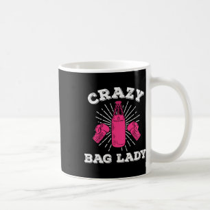 Crazy G Lady Kickboxer Funny Kickboxing Shirt  Coffee Mug