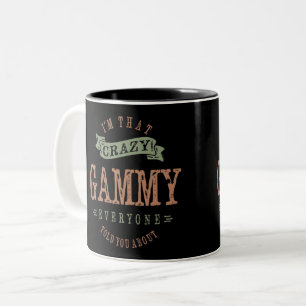 Crazy Gammy Two-Tone Coffee Mug