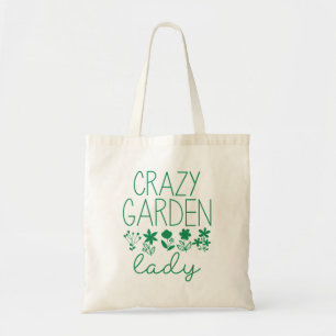 Crazy Garden Lady Tote Bag