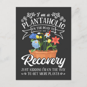 Crazy Gardening Mum Plant Lover Landscaper Wife Postcard