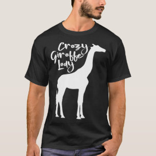 Crazy Giraffe Lady  Cute Giraffe T-Shirt