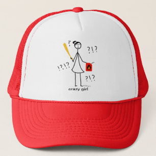 Crazy Girl Trucker Hat