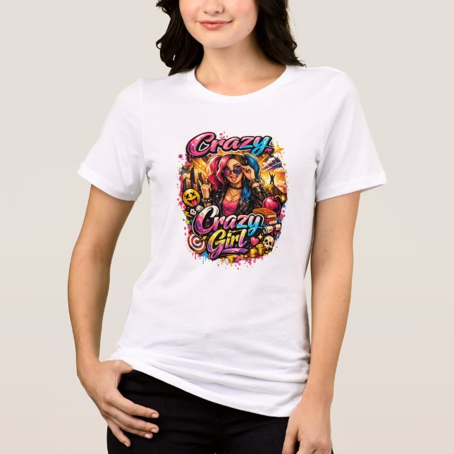 Crazy girl Tshirt (Front)