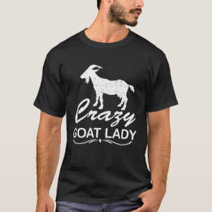 Crazy Goat Lady Goat Goat Farmer T-Shirt