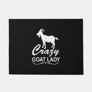 Crazy Goat Lady Shirt Goat, Goat Farmer Gift Doormat