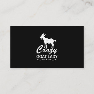 Crazy Goat Lady Shirt Goat, Goat Farmer Gift Enclosure Card