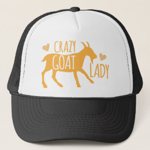 Crazy Goat Lady Trucker Hat