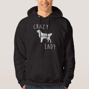 Crazy Golden Lady Golden Retriever Relaxed Fit Hoodie
