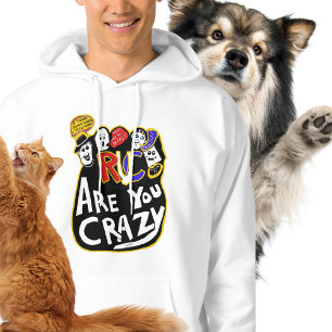 Crazy Good Vibes - Colourful,  Vibrant Art Cartoon Hoodie