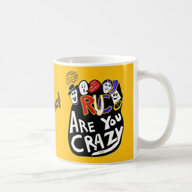 Crazy Good Vibes, Vibrant  Coffee Mug (Right)